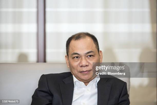 Pham Nhat Vuong, chairman of Vingroup JSC, listens during an interview in Hanoi, Vietnam, on Thursday, Dec. 5, 2019. Vuong, the billionaire behind...