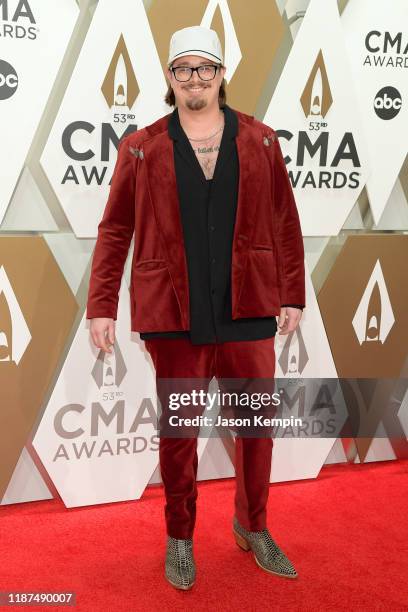 Hardy attends the 53rd annual CMA Awards at the Music City Center on November 13, 2019 in Nashville, Tennessee.