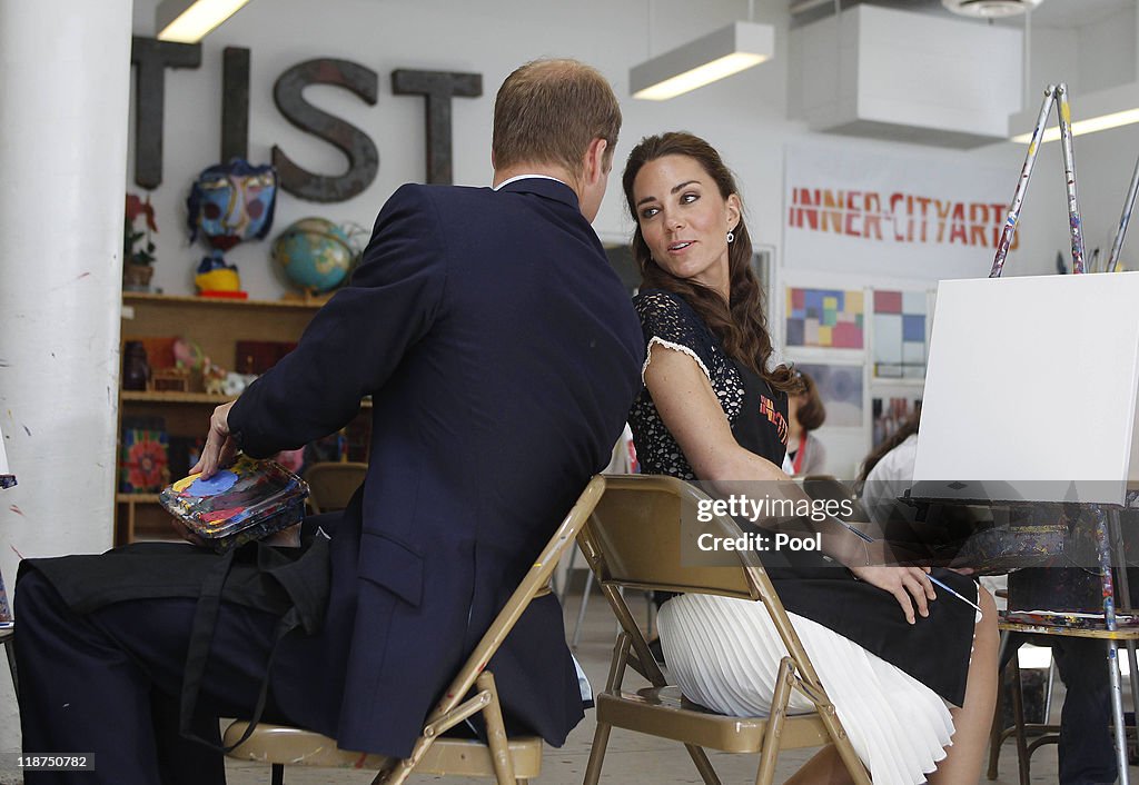 The Duke And Duchess Of Cambridge Attend BAFTA Inner City Arts Event