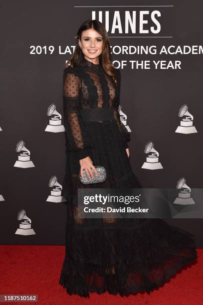 Paula Fernandes attends the Latin Recording Academy's 2019 Person of the Year gala honoring Juanes at the Premier Ballroom at MGM Grand Hotel &...