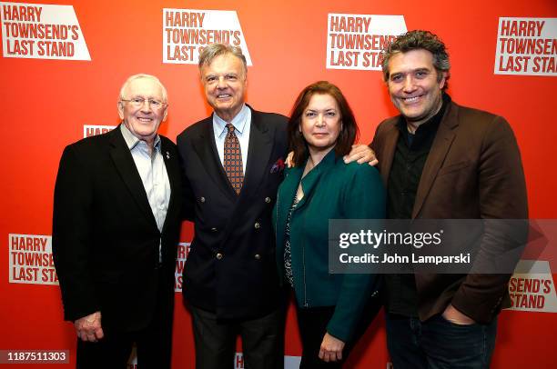 Len Cariou, Dennis Grimaldi, Karen Carpenter and Craig Bierko attend "Harry Townsend's Last Stand" celebrating Len Cariou & Craig Bierko at Sardis...