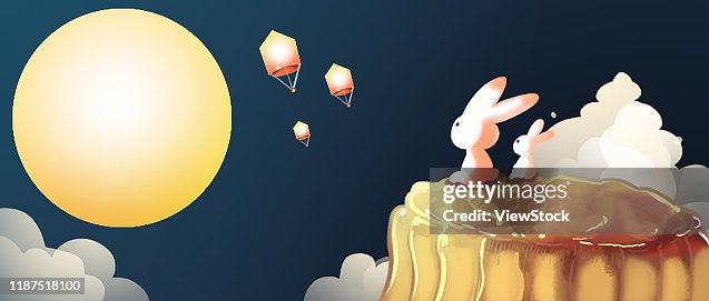 The Mid-Autumn festival illustrations The Mid-Autumn festival illustrations
