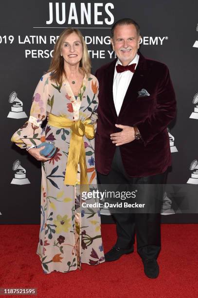 Mily and Raul de Molina attend the Latin Recording Academy's 2019 Person of the Year gala honoring Juanes at the Premier Ballroom at MGM Grand Hotel...