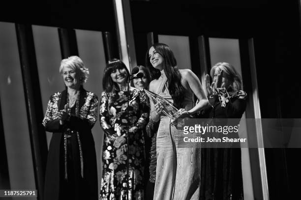 Kacey Musgraves accepts an award onstage during the 53rd annual CMA Awards at the Bridgestone Arena on November 13, 2019 in Nashville, Tennessee.
