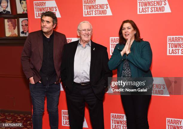 Craig Bierko, Len Cariou and Karen Carpenter attend "Harry Townsend's Last Stand" celebrating Len Cariou and Craig Bierko at Sardis Restaurant on...