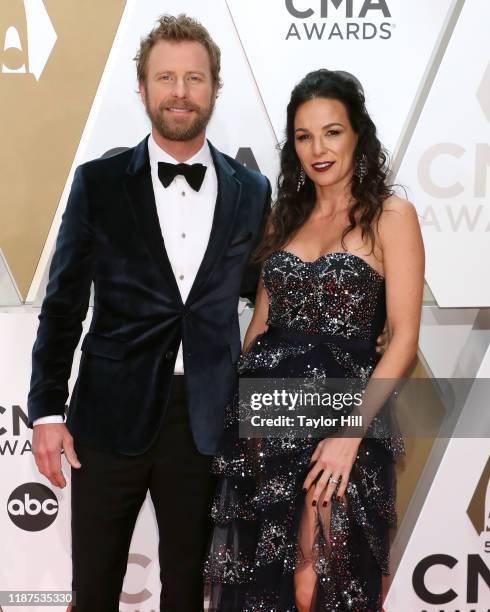 Dierks Bentley and Cassidy Black attend the 53nd annual CMA Awards at Bridgestone Arena on November 13, 2019 in Nashville, Tennessee.