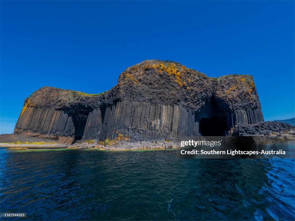 Fingals cave, Isle of Staffa, Inner-Hebrides, Scotland, United Kingdom.