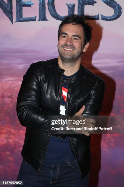 Alex Goude attends the "Frozen 2 - La Reine Des Neiges 2" Paris Gala Screening at Cinema Le Grand Rex on November 13, 2019 in Paris, France.