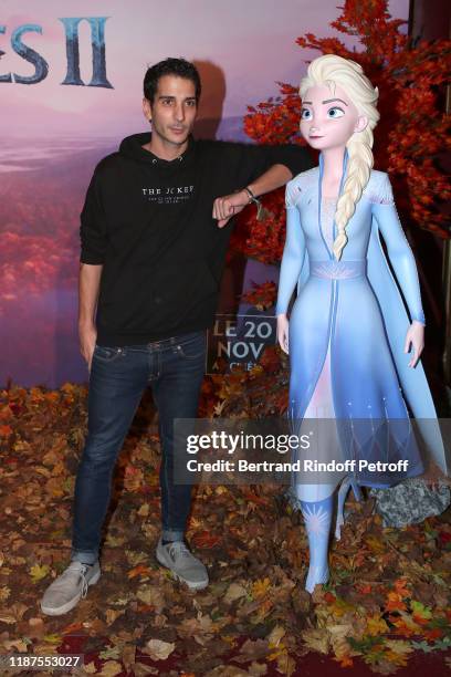 Kevin Elarbi attend the "Frozen 2 - La Reine Des Neiges 2" Paris Gala Screening at Cinema Le Grand Rex on November 13, 2019 in Paris, France.
