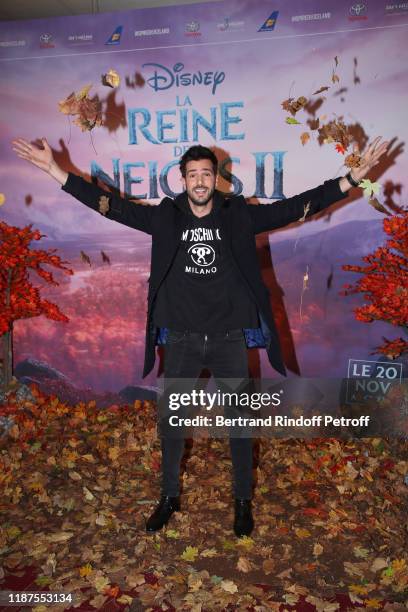 Ted Ranghella attends the "Frozen 2 - La Reine Des Neiges 2" Paris Gala Screening at Cinema Le Grand Rex on November 13, 2019 in Paris, France.