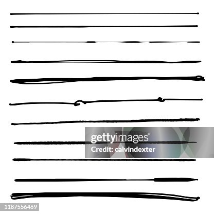 Coleção de tintas e pincéis a lápis Coleção de tintas e pincéis a lápis