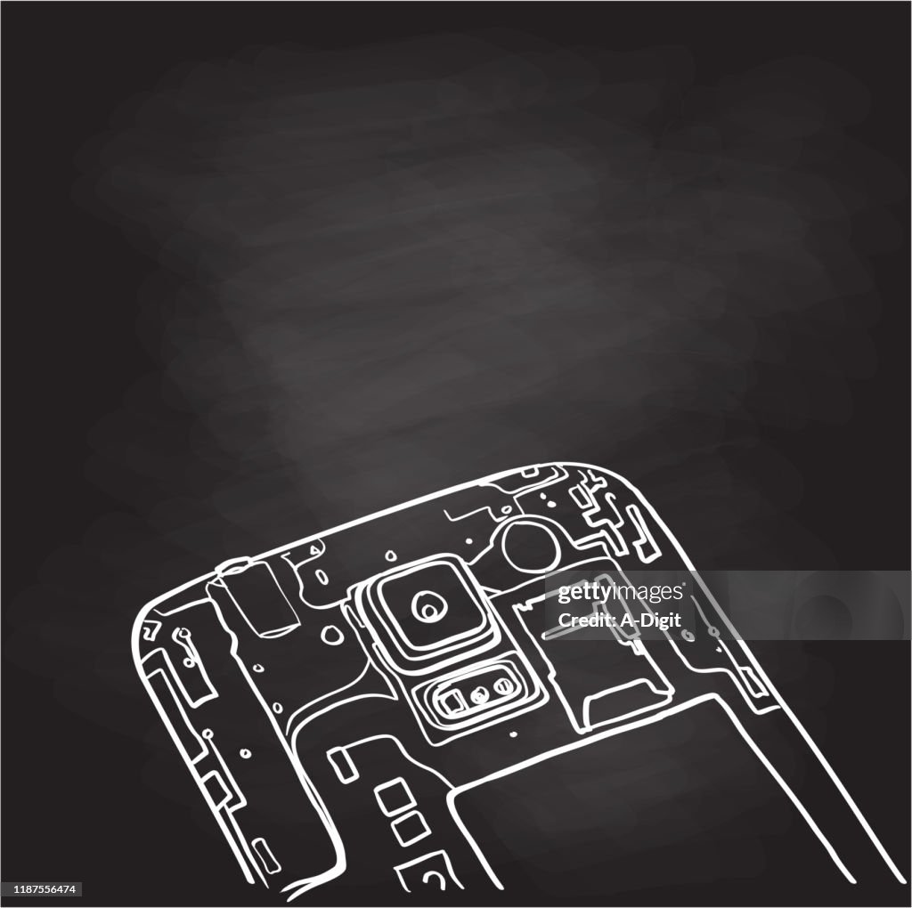 Inner Shell Cellphone Chalkboard High-Res Vector Graphic - Getty Images