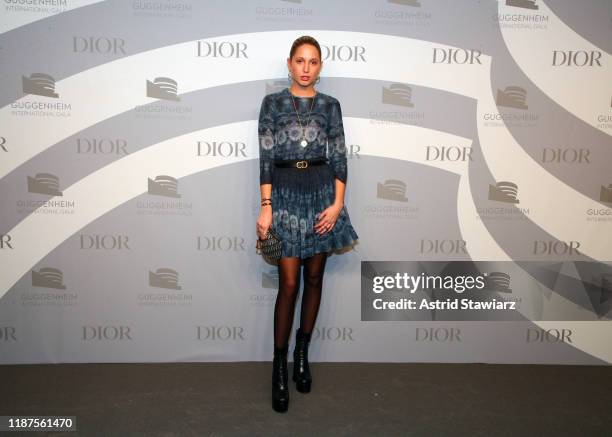 Princess Maria-Olympia attends 2019 Guggenheim International Gala Pre-Party at Solomon R. Guggenheim Museum on November 13, 2019 in New York City.