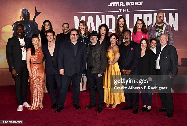 Rick Famuyiwa, Julia Jones, Omid Abtahi, Director Bryce Dallas Howard, Director Deborah Chow, Composer Ludwig Göransson, Emily Swallow, Brian Posehn,...