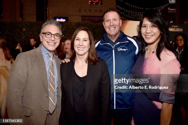 President, Content and Marketing for Disney+ Ricky Strauss, Executive producer Kathleen Kennedy, Chairman of Direct-to-Consumer & International...