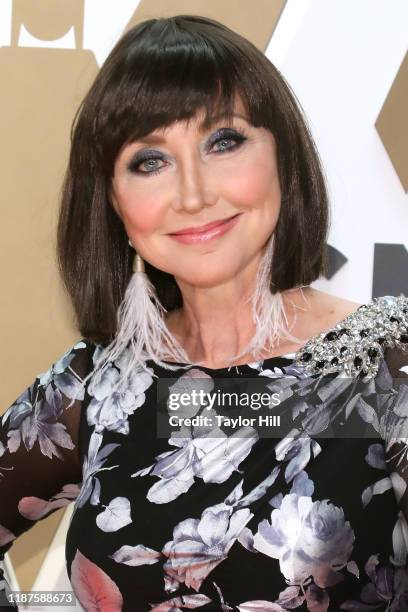 Pam Tillis attends the 53nd annual CMA Awards at Bridgestone Arena on November 13, 2019 in Nashville, Tennessee.