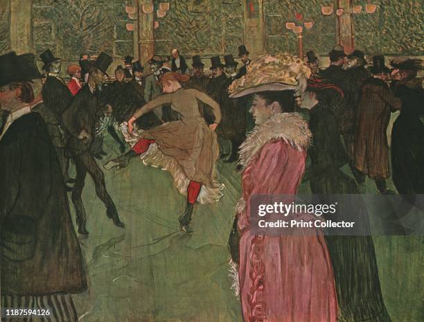 The Dance' . Valentin the Boneless and La Goulue dancing in the famous Paris nightclub. Painting in the Philadelphia Museum of Art, Pennsylvania,...