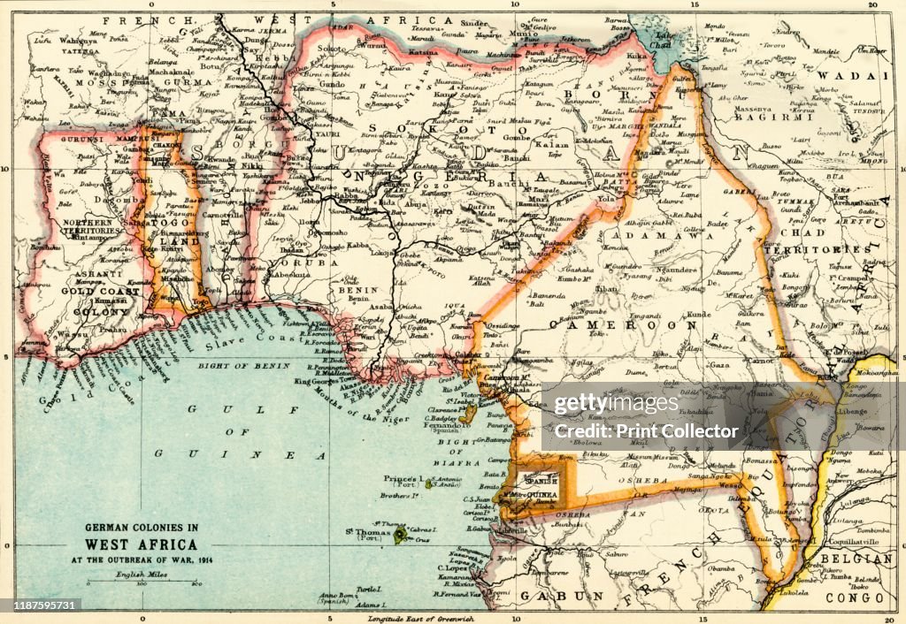 German Colonies In West Africa At The Outbreak Of War