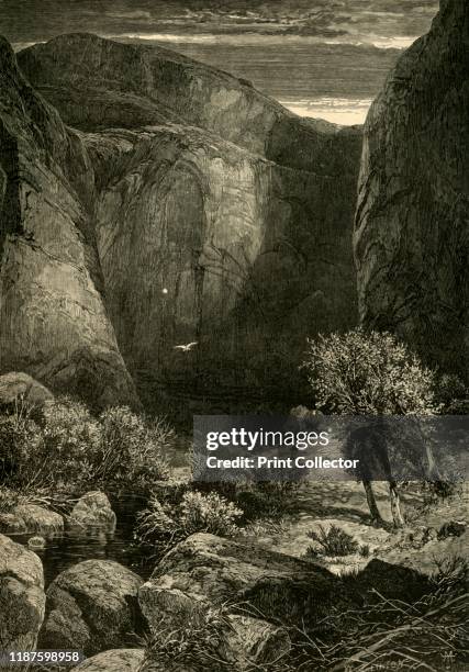 Glen Cañon', 1874. View of Glen Canyon, part of an immense system of canyons carved out by the Colorado River and its tributaries in Utah and...