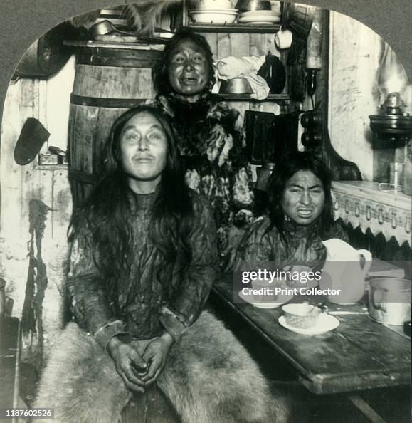 An Eskimo Family At Fort Magnesia