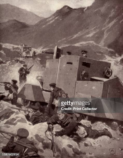 British Armoured Cars in the Caucasus', 1917. The main objective of the Ottoman Empire was the recovery of territory in the Caucasus, the British...