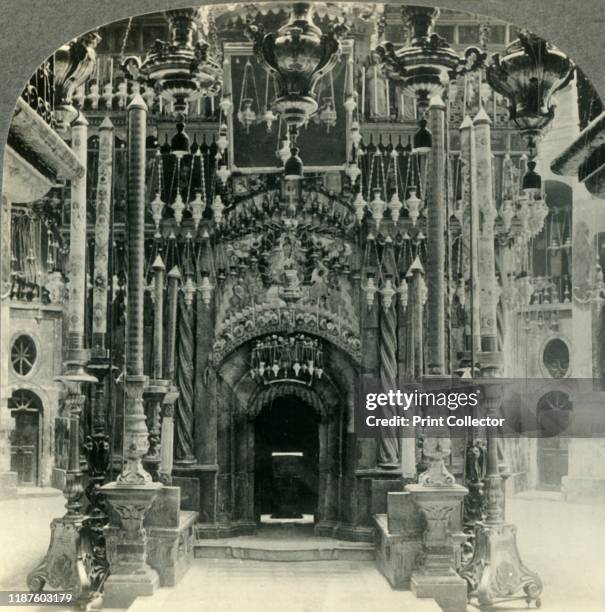 The Holy Sepulchre, Jerusalem, Palestine', circa 1930s. Church of the Holy Sepulchre in the Christian Quarter of Old City Jerusalem, From "Tour of...