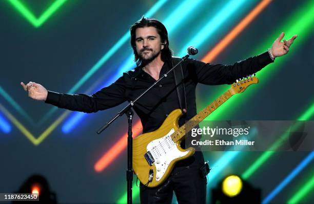 Juanes performs during the Latin Recording Academy's 2019 Person of the Year gala honoring Juanes at the Premier Ballroom at MGM Grand Hotel & Casino...