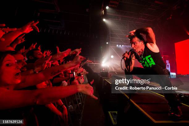 Piero Pelù Performs on November 13, 2019 in Rome, Italy.