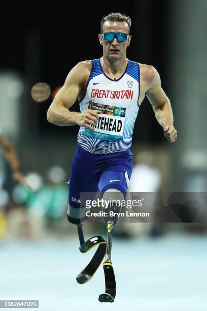 Richard Whitehead of Great Britain in action in the Men's 200m T61 during Day Eight of the IPC World Para Athletics Championships 2019 Dubai on...