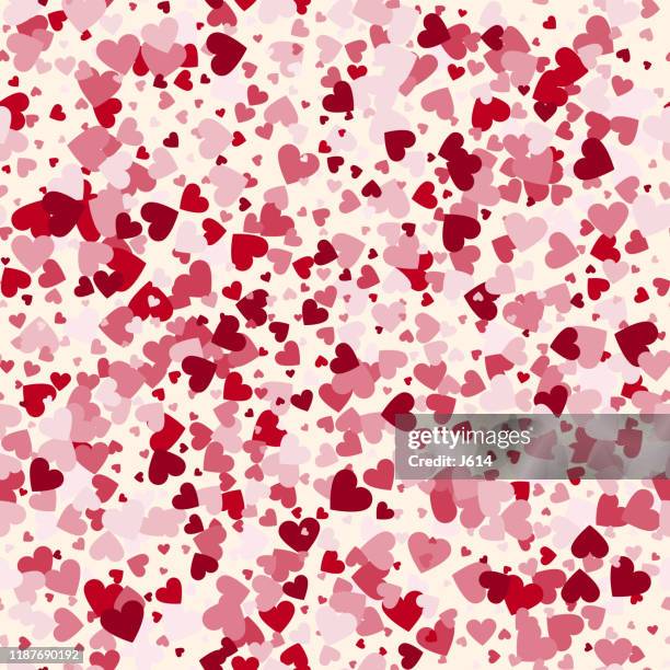 seamless hearts - wedding invite graphics stock illustrations