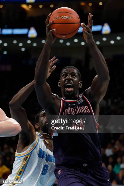 Andrew Nicholson of Time China Guangzhou in action during 2019/2020 CBA League - Beijing Ducks v Time China Guangzhou at Beijing Wukesong Sport Arena...