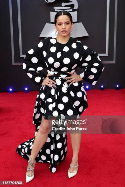 Rosalía attends the 20th annual Latin GRAMMY Awards at MGM Grand Garden Arena on November 14, 2019 in Las Vegas, Nevada.