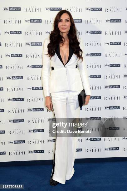 Famke Janssen attends the UK Premiere of 'Very Ralph' at Royal Academy of Arts on November 14, 2019 in London, England.