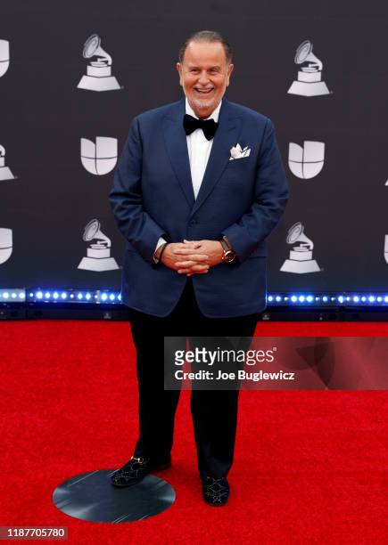 Raul de Molina attends the 20th annual Latin GRAMMY Awards at MGM Grand Garden Arena on November 14, 2019 in Las Vegas, Nevada.