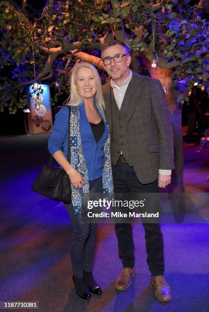 Clea Newman and Steve Coogan attend the SeriousFun Children's Network Campfire Bash on November 14, 2019 in London, England.