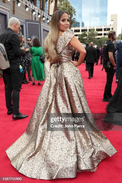 Jackie Guerrido attends the 20th annual Latin GRAMMY Awards at MGM Grand Garden Arena on November 14, 2019 in Las Vegas, Nevada.