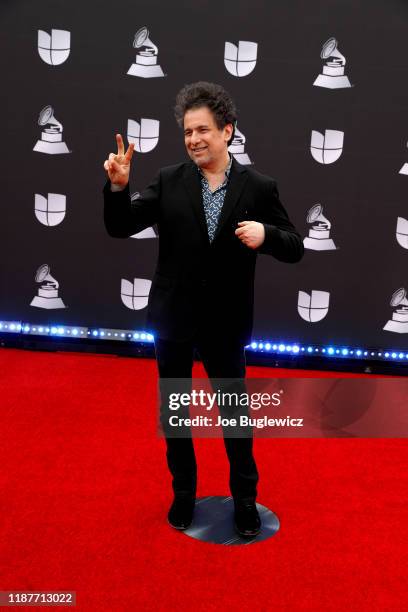 Andrés Calamaro attends the 20th annual Latin GRAMMY Awards at MGM Grand Garden Arena on November 14, 2019 in Las Vegas, Nevada.
