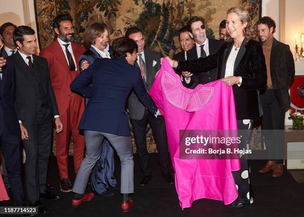 Princess Elena of Spain attends 'Capote de las Artes 2019' awards at Hotel Wellington on November 14, 2019 in Madrid, Spain.