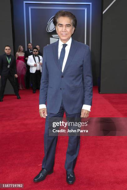 José Luis Rodríguez attends the 20th annual Latin GRAMMY Awards at MGM Grand Garden Arena on November 14, 2019 in Las Vegas, Nevada.
