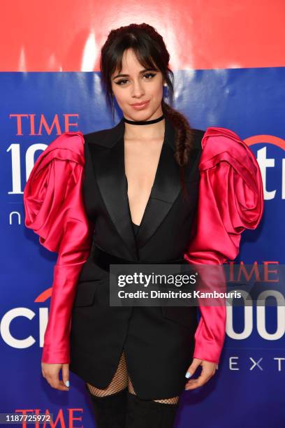 Camila Cabello attends Time 100 Next at Pier 17 on November 14, 2019 in New York City.