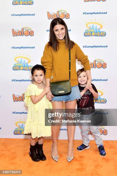 Shiri Appleby and children attend "Camp Halohead" Animated Entertainment YouTube Series Launch Party at Cayton Children’s Museum on November 14, 2019...
