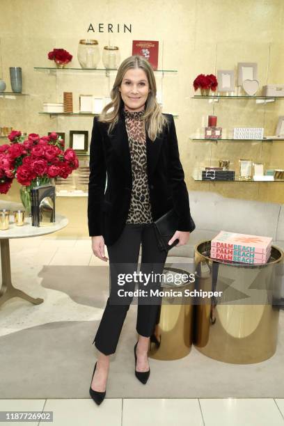 Aerin Lauder attends the Aerin Lauder Home For The Holidays pop-up launch at Saks on November 14, 2019 in New York City.