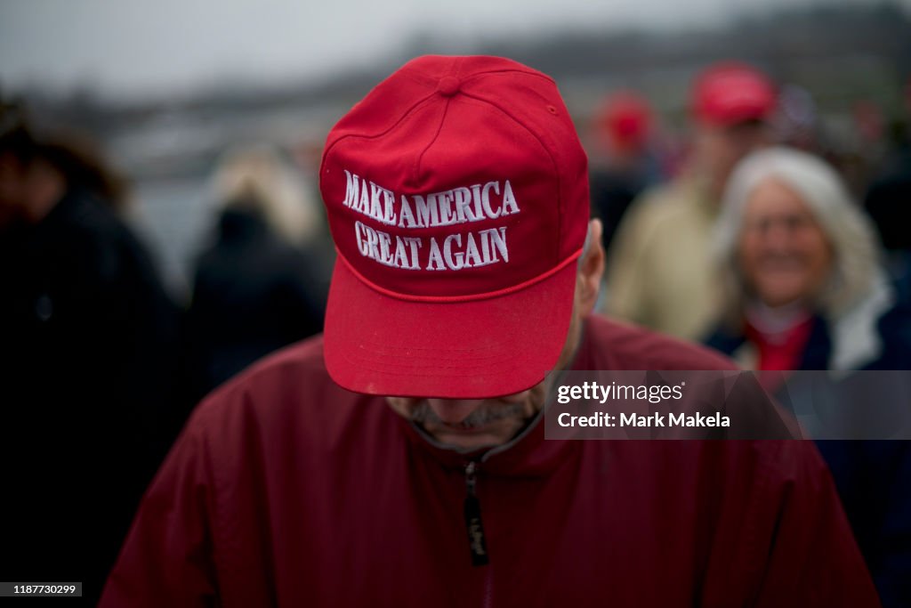 President Trump Holds Campaign Rally In Hershey, Pennsylvania