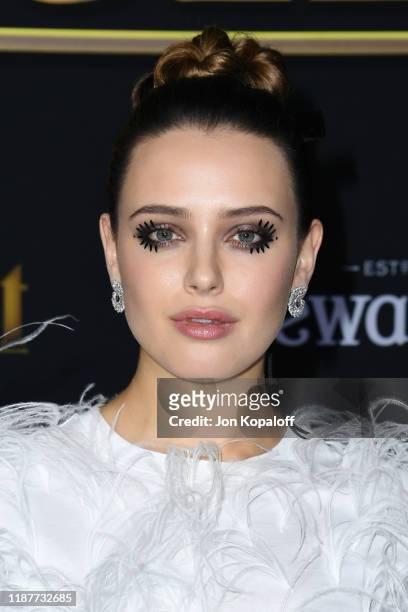 Katherine Langford attends the premiere of Lionsgate's "Knives Out" at Regency Village Theatre on November 14, 2019 in Westwood, California.