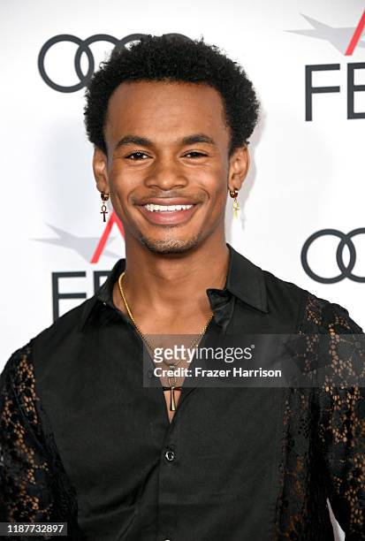 Jelani Winston attends the "Queen & Slim" Premiere at AFI FEST 2019 presented by Audi at the TCL Chinese Theatre on November 14, 2019 in Hollywood,...