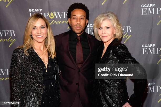 Sheryl Crow, Ludacris, and Jane Fonda attend "GCAPP Empower Party to Benefit Georgia's Youth" at The Fox Theatre on November 14, 2019 in Atlanta,...