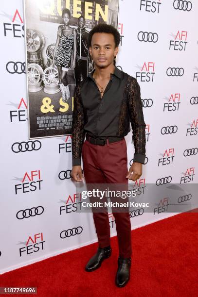 Jelani Winston attends the "Queen & Slim" Premiere at AFI FEST 2019 presented by Audi at the TCL Chinese Theatre on November 14, 2019 in Hollywood,...