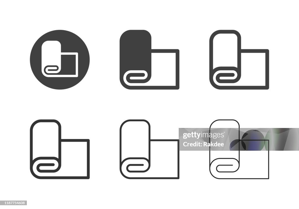 Fabric Roll Icons - Multi Series