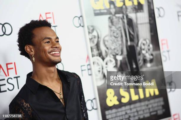 Jelani Winston attends the AFI FEST 2019 Presented By Audi premiere of "Queen & Slim" at TCL Chinese Theatre on November 14, 2019 in Hollywood,...