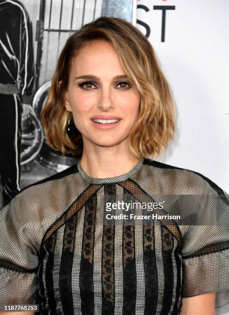 Natalie Portman attends AFI FEST 2019 Presented By Audi – "Queen & Slim" Premiere at TCL Chinese Theatre on November 14, 2019 in Hollywood,...